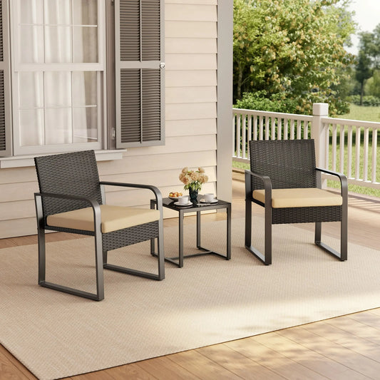 RattanEase 3-Piece Outdoor Set