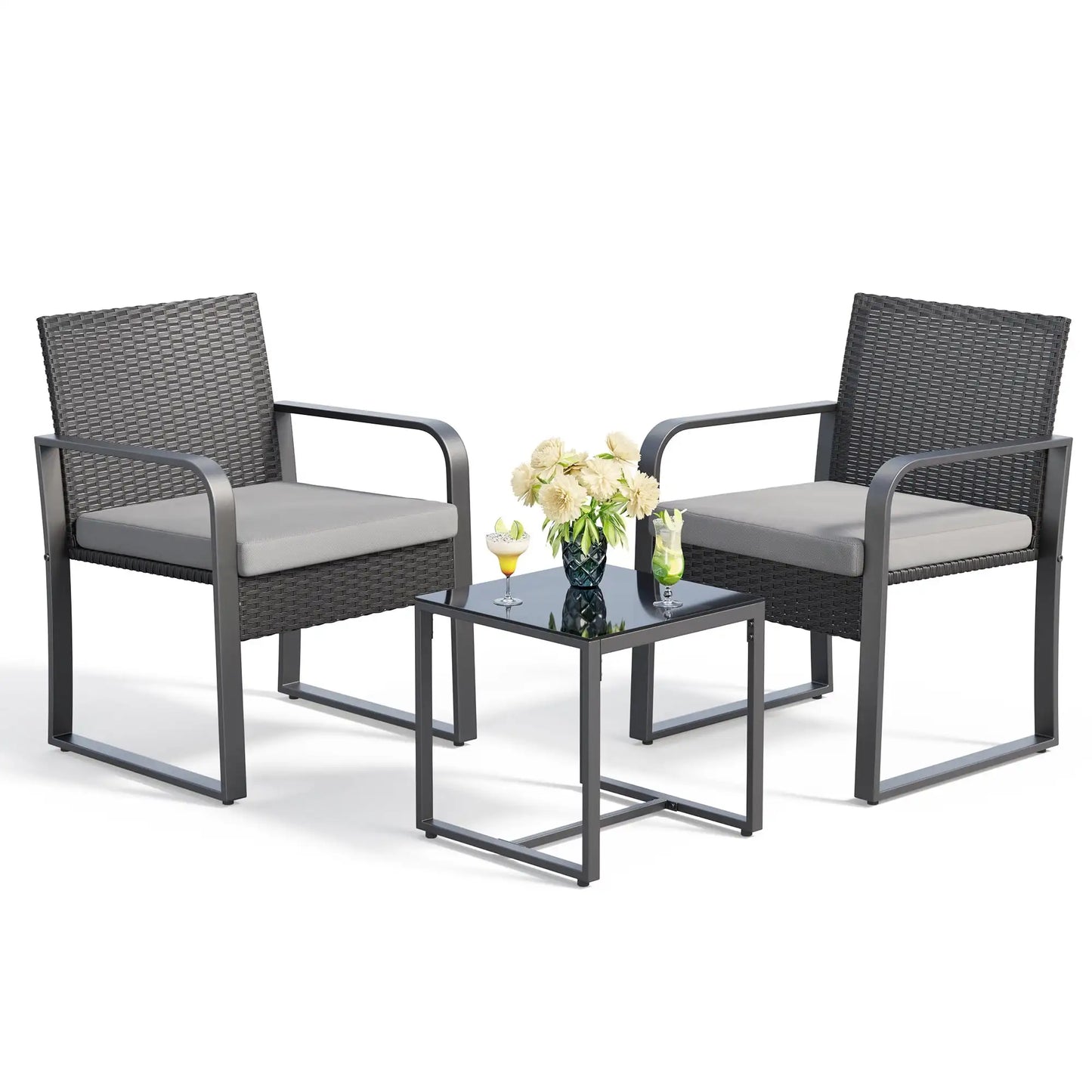 RattanEase 3-Piece Outdoor Set