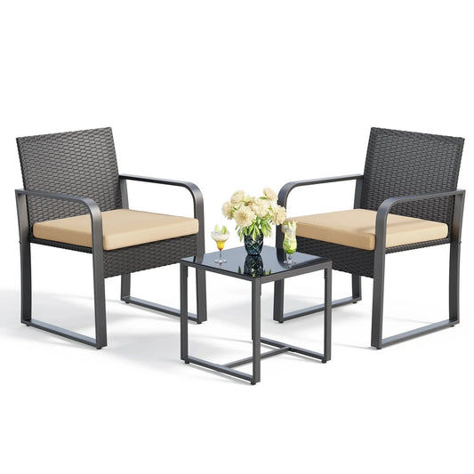 RattanEase 3-Piece Outdoor Set