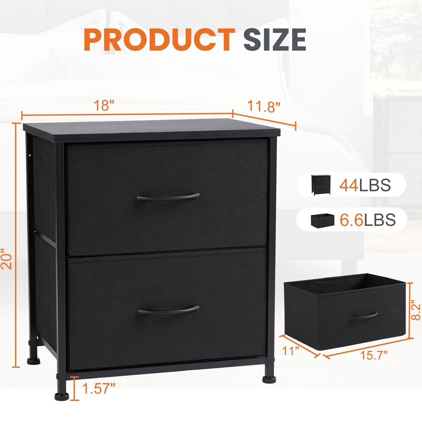 LuxeFrame Nightstand