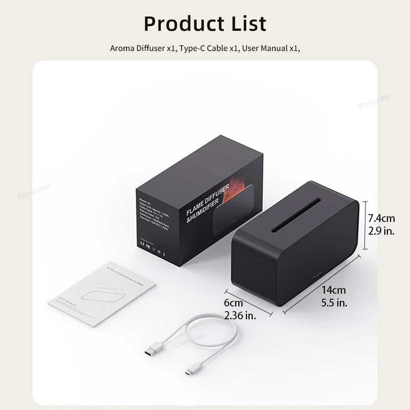GlowMist Flame Diffuser